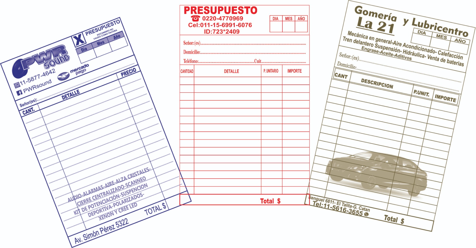 PRESUPUESTOS 1/4 (11X17)